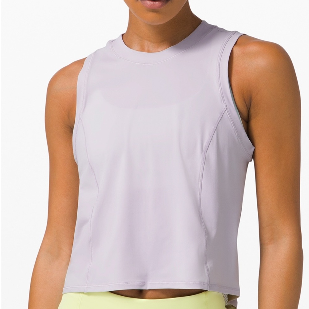 Lululemon Sheer Will Tank Stargaze Lavender Dew 6
